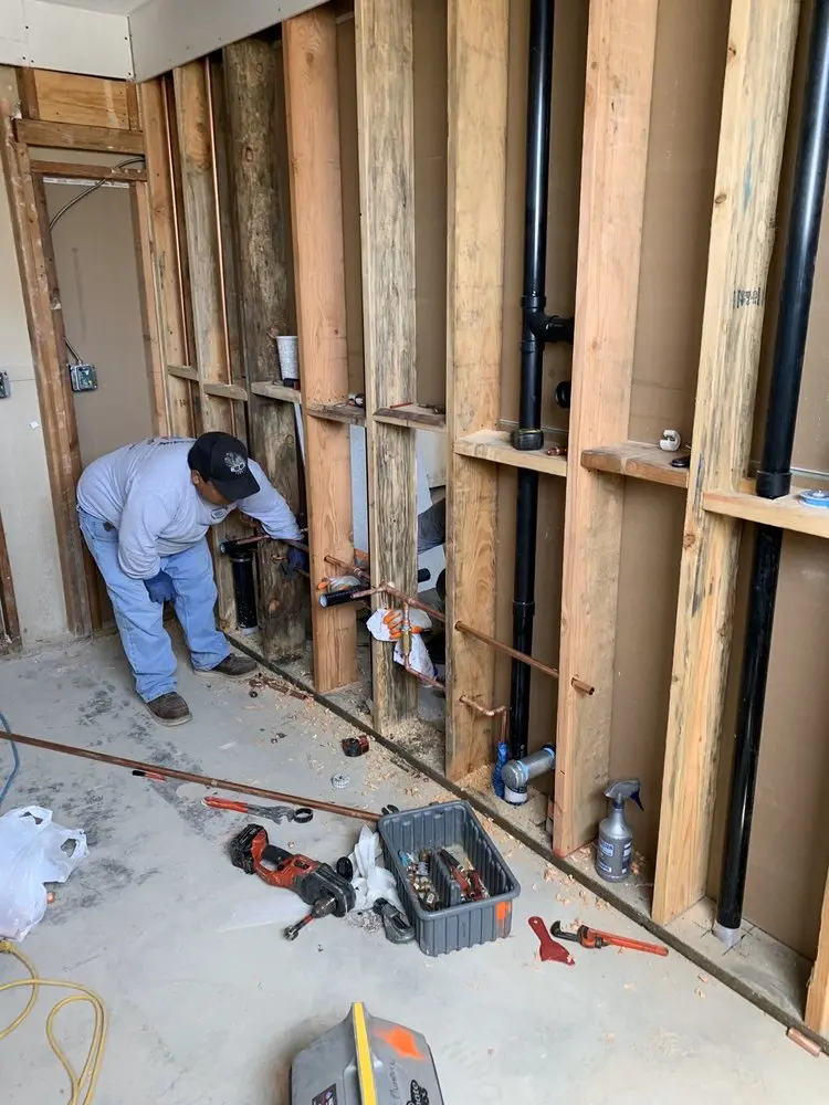 Commercial rough-in plumbing for Gas Line Repair in Pheasant Run Ranch
